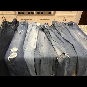 4 pairs of Size 12 x-long jeans